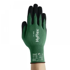 Gants anti-coupures tricotés Hyflex 11-842 - vert ANSELL