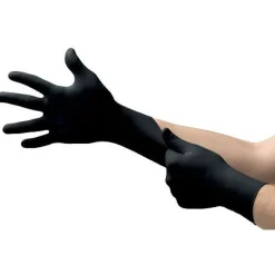 Gants jetables multiusage MICROFLEX MidKnight Touch 93-732 noir - par 100 ANSELL