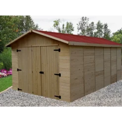 Garage en bois 13,2 m2 Eden 2848 HABRITA