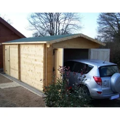 Garage en bois - surface 19,03 m2 - Vectura 3562 HABRITA