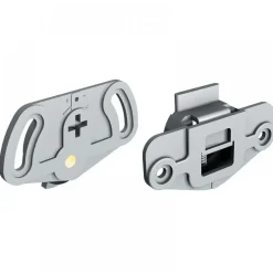 Garniture guides et roulettes - porte coulissante de meuble - PICO 25 MANTION