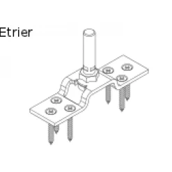Garniture pour porte coulissante 120 kg - Junior 120 A HAWA