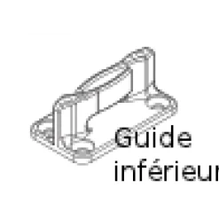 Garniture pour porte coulissante 120 kg - Junior 120 A HAWA