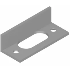 Gâche basse plate inox - pour crémone pompier - 65 x 25 mm LA CROISÉE DS