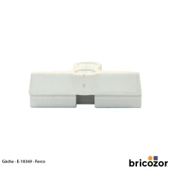 Gâche de galet E-18369 - pour menuiserie PVC FERCO