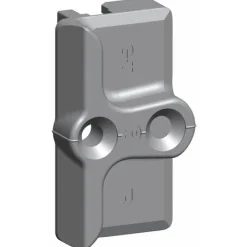 Gâche de galet E-18369 - pour menuiserie PVC FERCO