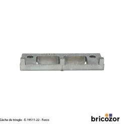 Gâche de tringle pour menuiserie PVC - E-19511-22-0-1 FERCO