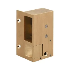 Gâche électrique en applique - à émission - bronze - 1 MÉTALUX