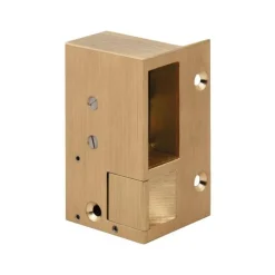 Gâche électrique en applique - à émission - bronze - 1 MÉTALUX
