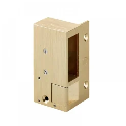 Gâche électrique en applique - à émission - bronze - 2 MÉTALUX