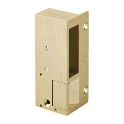 Gâche électrique en applique - à émission - bronze - 3 MÉTALUX