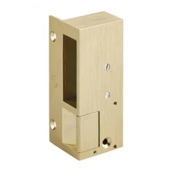 Gâche électrique en applique - à émission - bronze - 3 MÉTALUX