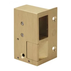 Gâche électrique en applique - à émission - bronze - 0 MÉTALUX