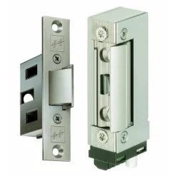 Gâche électrique pour issue de secours - avec serrure - 332-80 SET EFF EFF