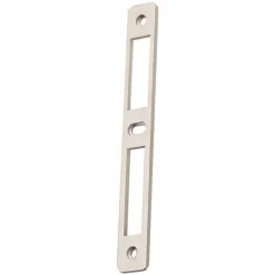 Gâche plate aluminium pour serrure à pêne dormant et 1/2 tour - 31 MÉTALUX