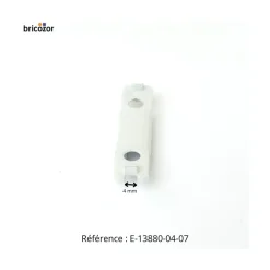 Gâche pour coulissant simple de menuiserie PVC FERCO