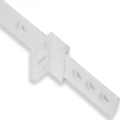Glissière frigo encastrable - plastique blanc BRICOZOR