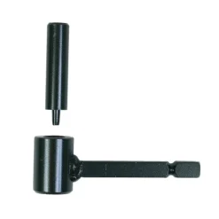 Gond pour pierre acier noir tige fer carré de 10 - volets simples ING FIXATIONS