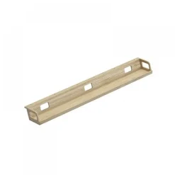Goulotte passe-câbles de bureau en bambou Steelforce - 115cm HETTICH