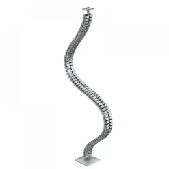 Goulotte passe-câbles flexible à chaîne Slim Steelforce - pour bureau HETTICH