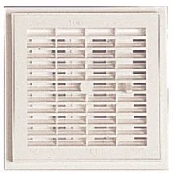 Grille d'aération intérieure à fermeture, 207x207, 145cm2 NICOLL