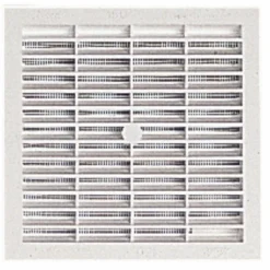 Grille de ventilation B164 à visser ou à coller - 156 x 156 mm - passage d'air 150 cm2 NICOLL