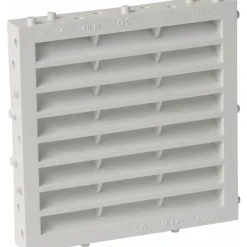 Grille de ventilation extérieure à sceller, avec moustiquaire, 144x144, 100cm2 NICOLL