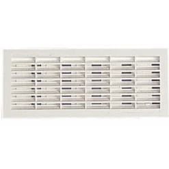 Grille de ventilation FB151, 100x279mm, à visser ou à coller, 150cm2 NICOLL