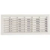 Grille de ventilation FB201, 112x318mm, à visser ou à coller, 155cm2 NICOLL