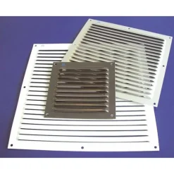 Grilles estampées en aluminium avec moustiquaire RENSON