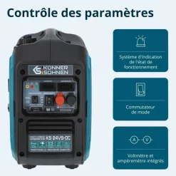 Groupe électrogène de courant continu - 1,6 kW - KS 24VS-DC KONNER & SOHNEN