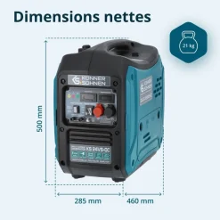Groupe électrogène de courant continu - 1,6 kW - KS 24VS-DC KONNER & SOHNEN