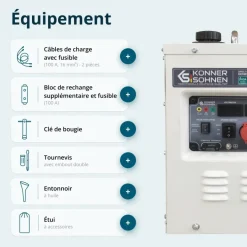 Groupe électrogène de courant continu - 1,6 kW - KS 24VM-DC KONNER & SOHNEN