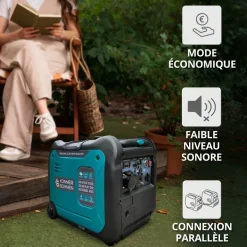 Groupe électrogène - démarrage manuel/électrique - 5,5 kW - 230V - KS 5500iES ATSR KONNER & SOHNEN