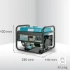 Groupe électrogène à essence - démarrage manuel - 2,9 kW - 230V - KS 2900 KONNER & SOHNEN