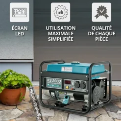 Groupe électrogène à essence - démarrage manuel - 2,9 kW - 230V - KS 2900 KONNER & SOHNEN