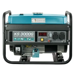 Groupe électrogène à essence/gaz - démarrage manuel- 3 kW - 230V KS3000G KONNER & SOHNEN