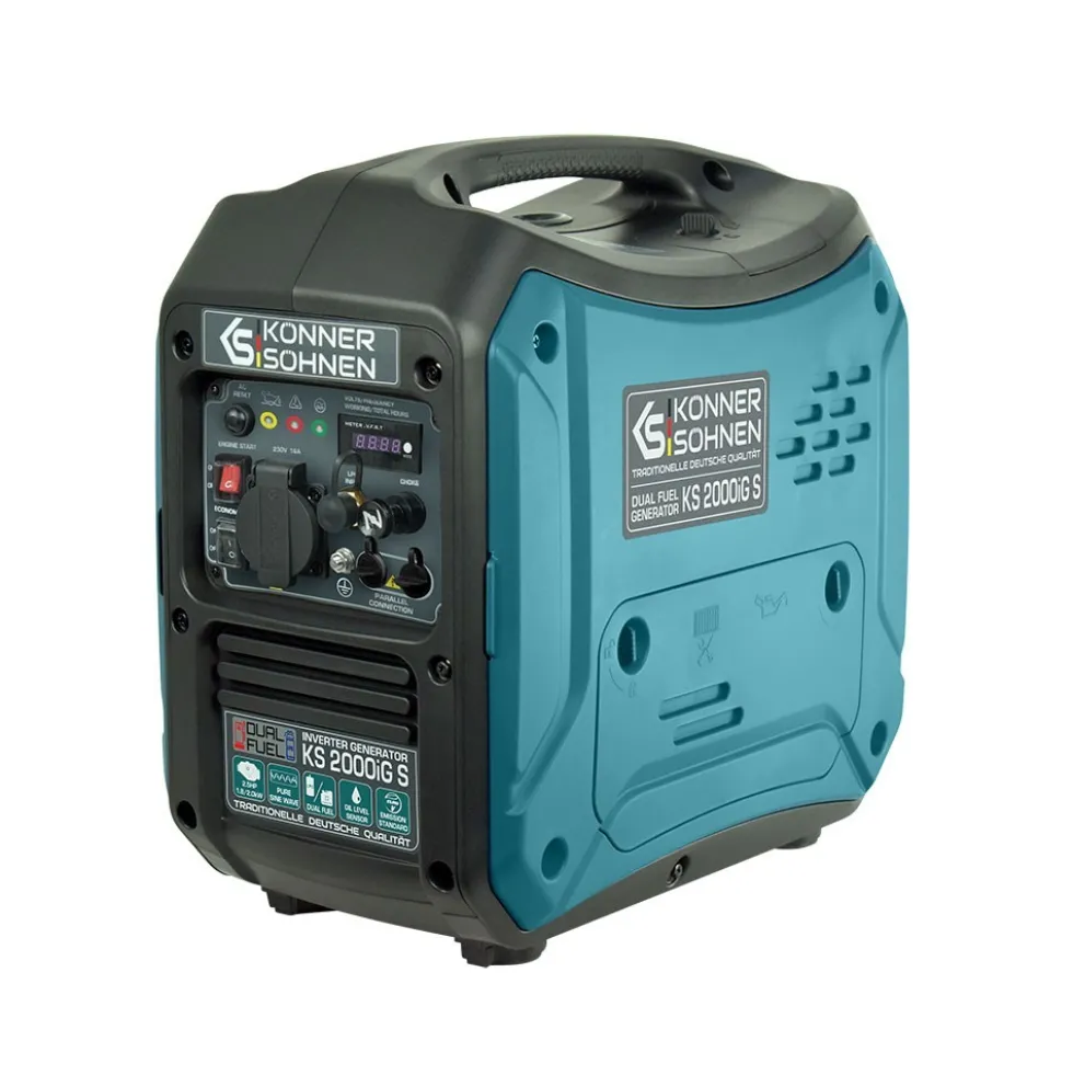 Groupe électrogène à essence-gaz de type inverter KS 2000iG S KONNER & SOHNEN