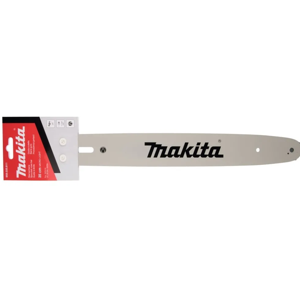 Guide chaîne étoile à trait de coupe réduit - 35 cm MAKITA