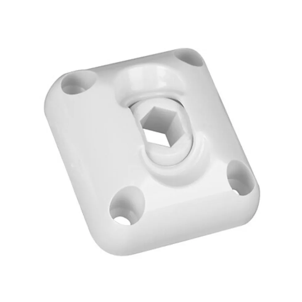 Guide à rotule pour volet roulant à manivelle -tringle 6 pans de 10 mm Interges