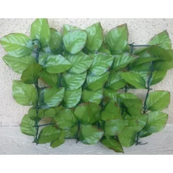 Haie artificielle feuilles de rosier + 12 attaches JET7GARDEN
