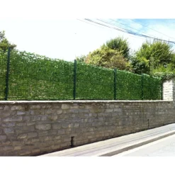 Haie artificielle feuilles de lierre + 12 attaches JET7GARDEN