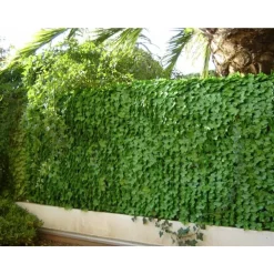Haie artificielle feuilles de lierre + 12 attaches JET7GARDEN