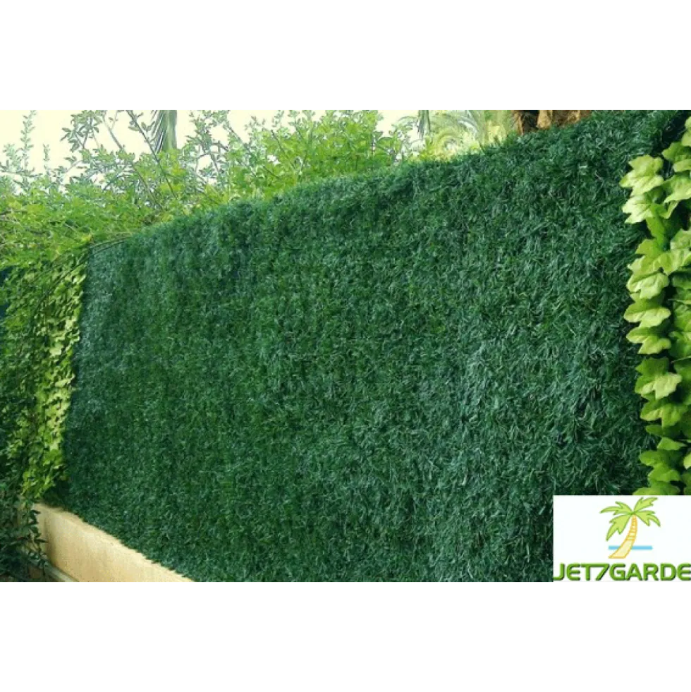 Haie végétale artificielle - 243 brins - vert Thuyas - 1,50 x 3 m JET7GARDEN