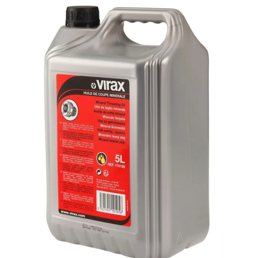 Huile de coupe minérale - bidon de 5L - 110105 VIRAX