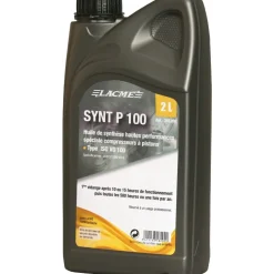 Huile de synthèse P100 "spéciale compresseurs" type ISO VG 100 - 2L Lacmé