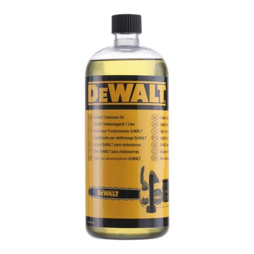 Huile lubrifiante pour lame de tronçonneuse - 1L DEWALT