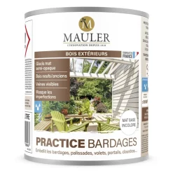 Huile practice bardages sans odeur -rénovation bois vertical extérieur Mauler