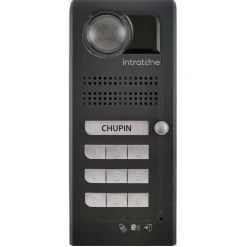 Interphone vidéo sans fil - 1 à 4 boutons - anthracite - Villa Intratone