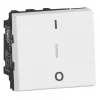 Interrupteur bipolaire Mosaic - 2 modules - 20 AX - blanc LEGRAND